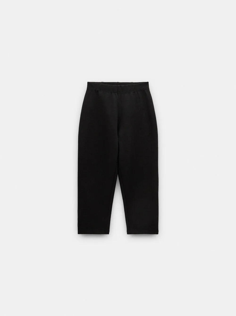 Cropped elasticated trousers