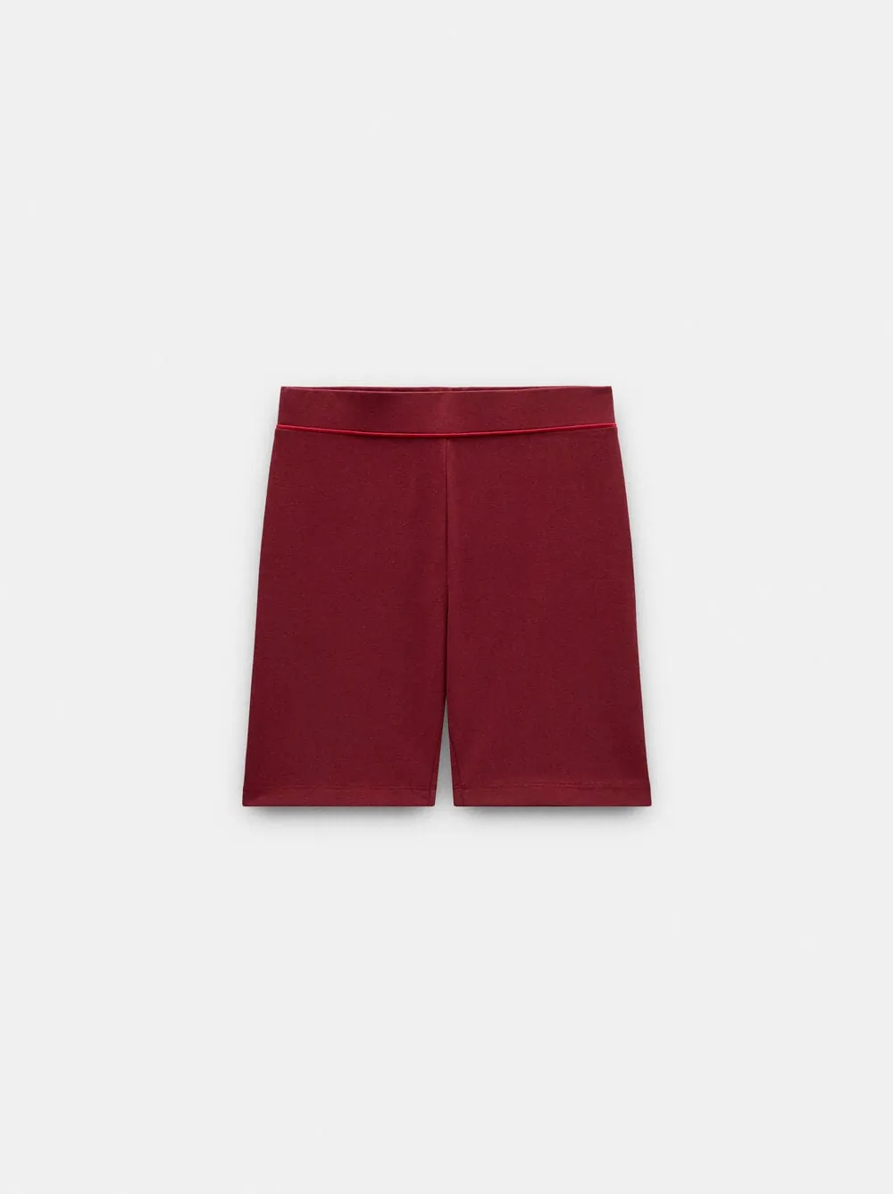 Shorts with contrasting piping