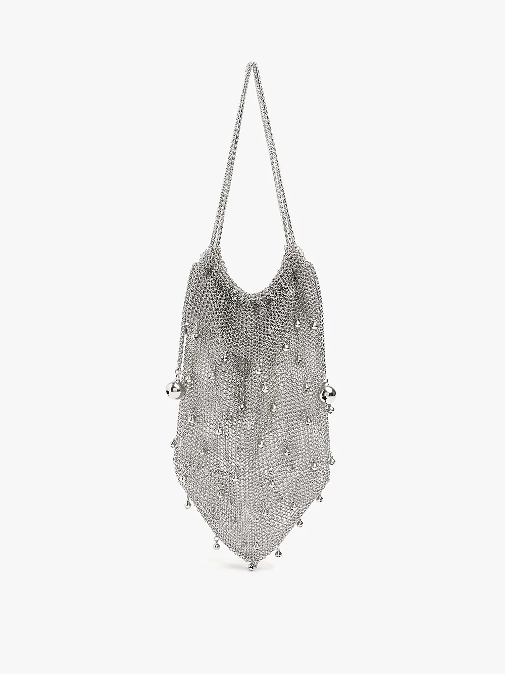 Party Bag Of Metallic Mesh With Bells