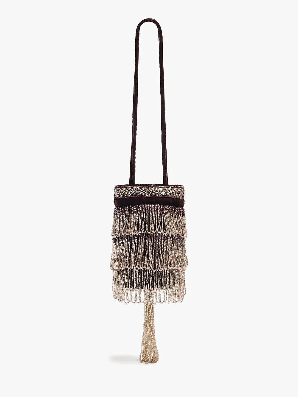 Party Bag With Beads And Tassel