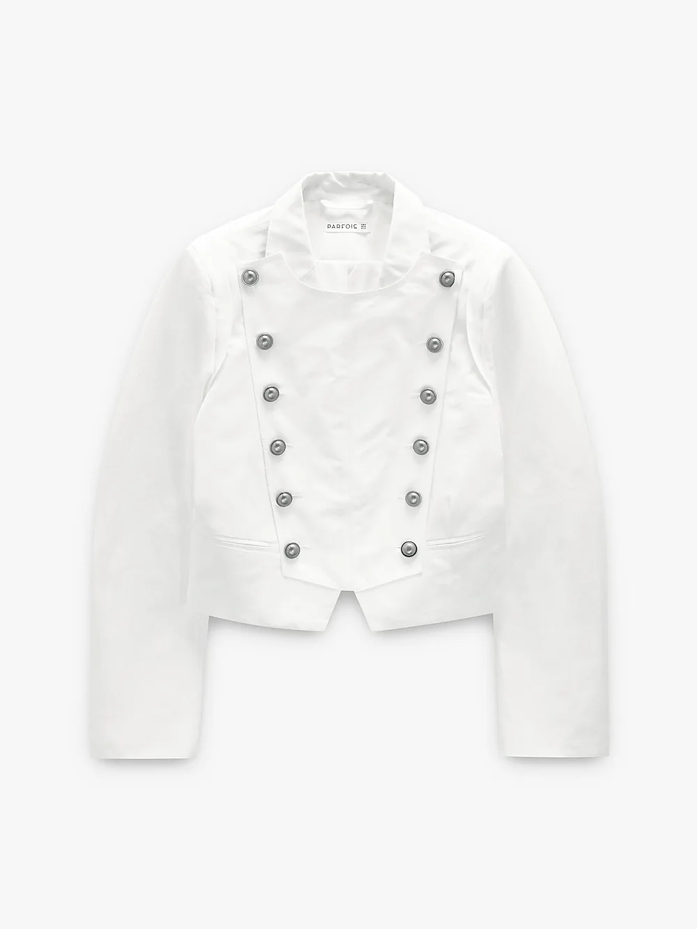 Jacket Made Of Silk Blend With Buttons