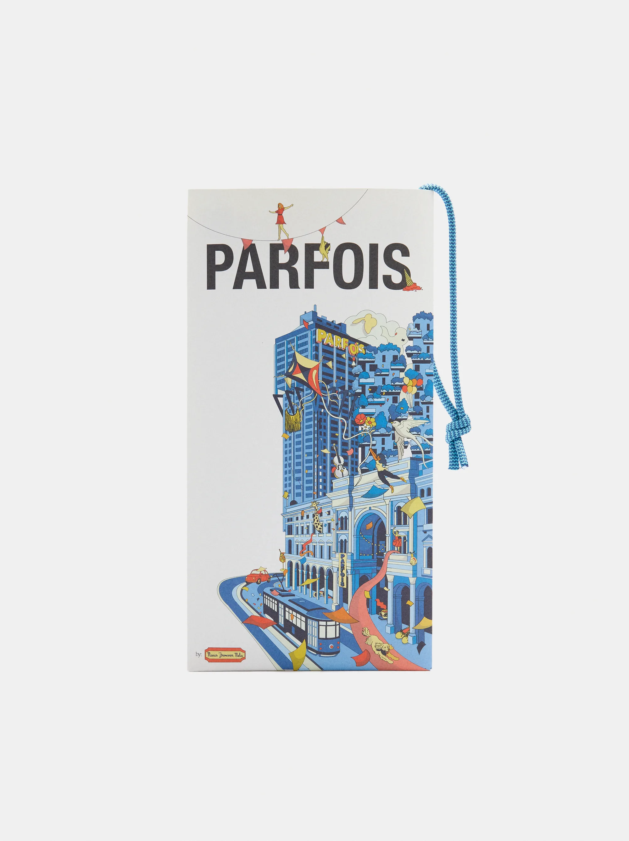 The sleeve, front: PARFOIS over the illustrated tower