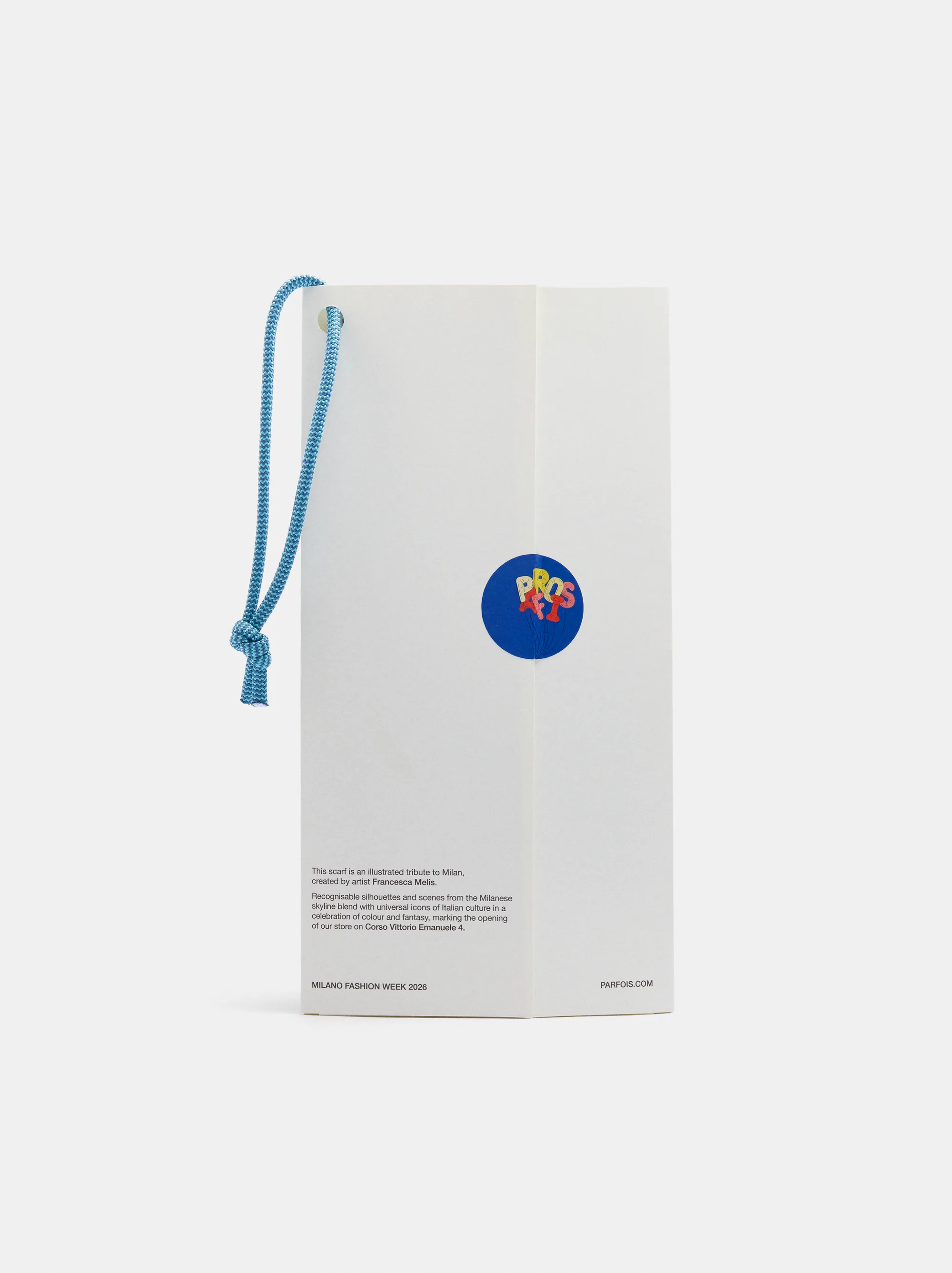 The sleeve, back: the blue seal and the explanatory note