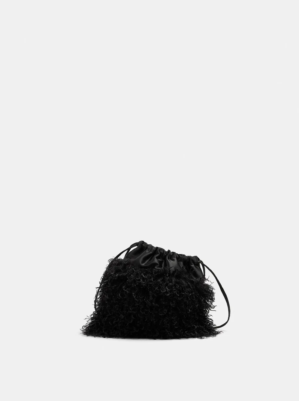Fur-effect party bag