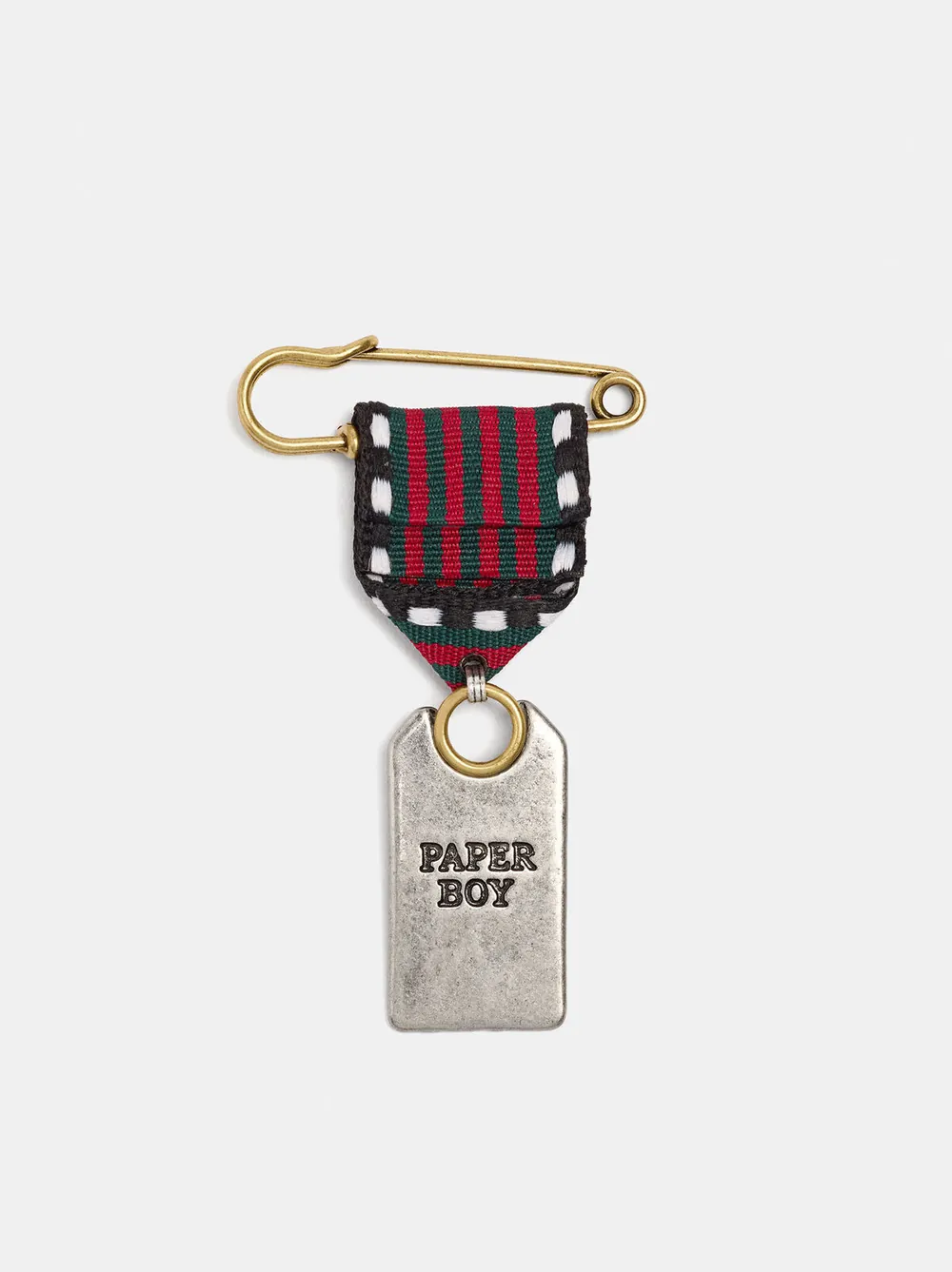 Badge brooch