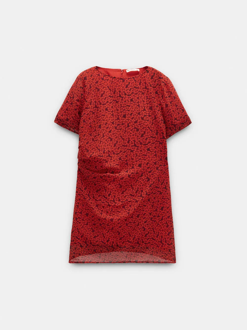 Short floral printed dress