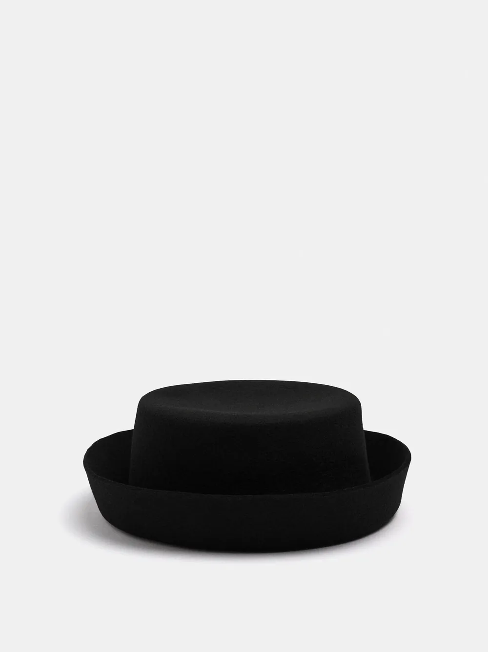 Wool pillbox hat