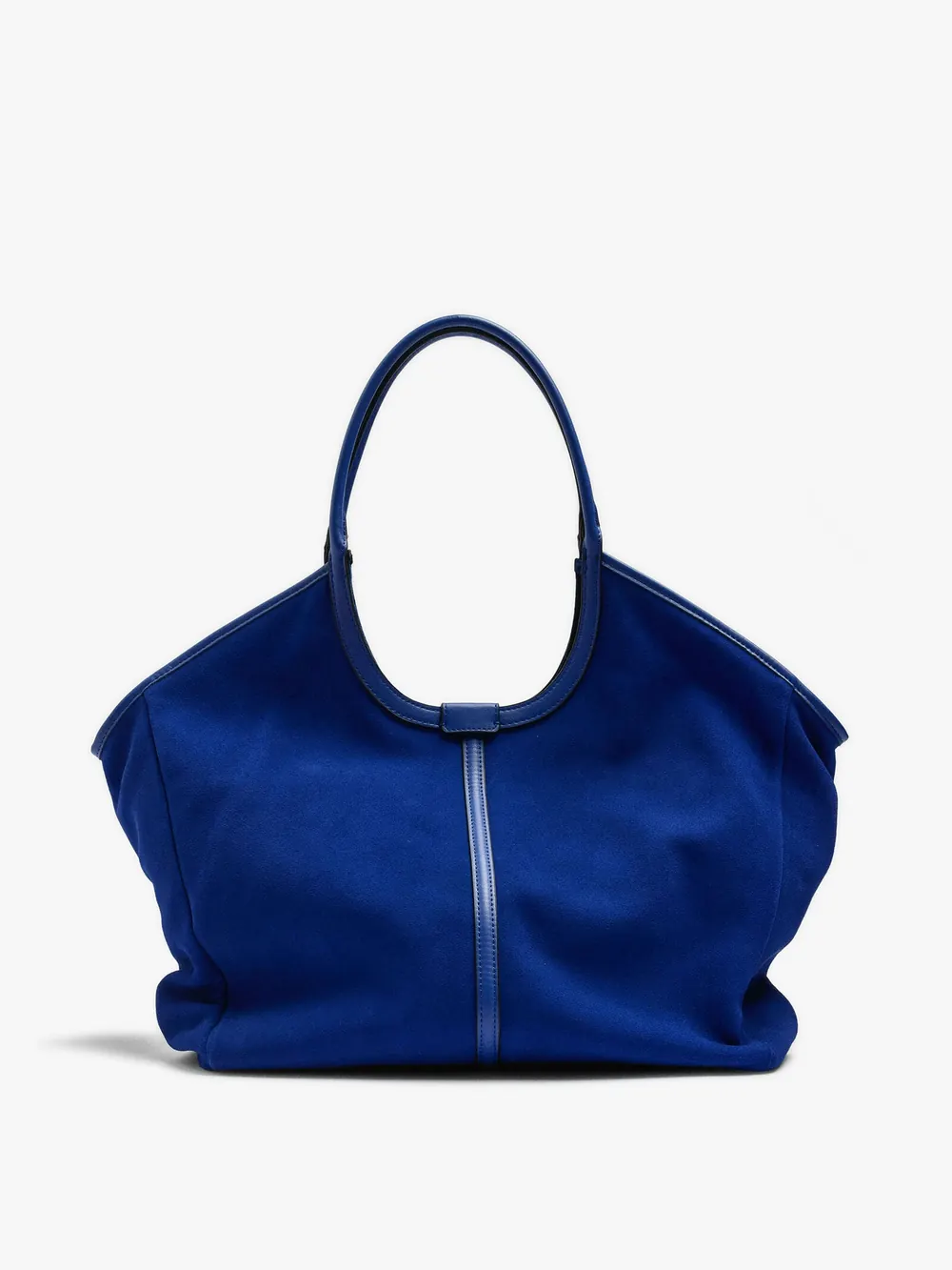 Leather shopper bag for laptop 15"