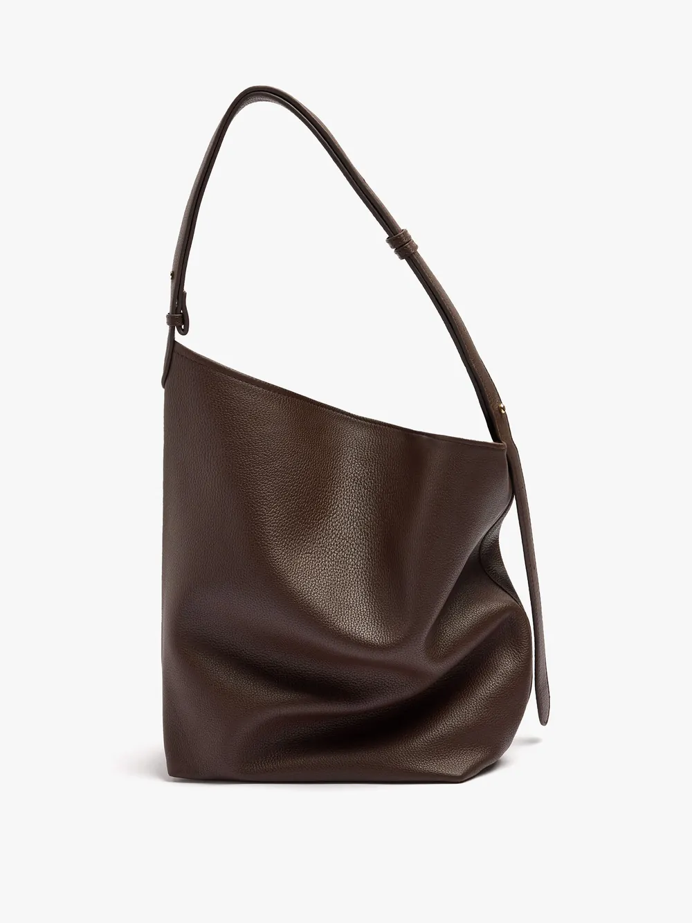 Shoulder bag with leather texture
