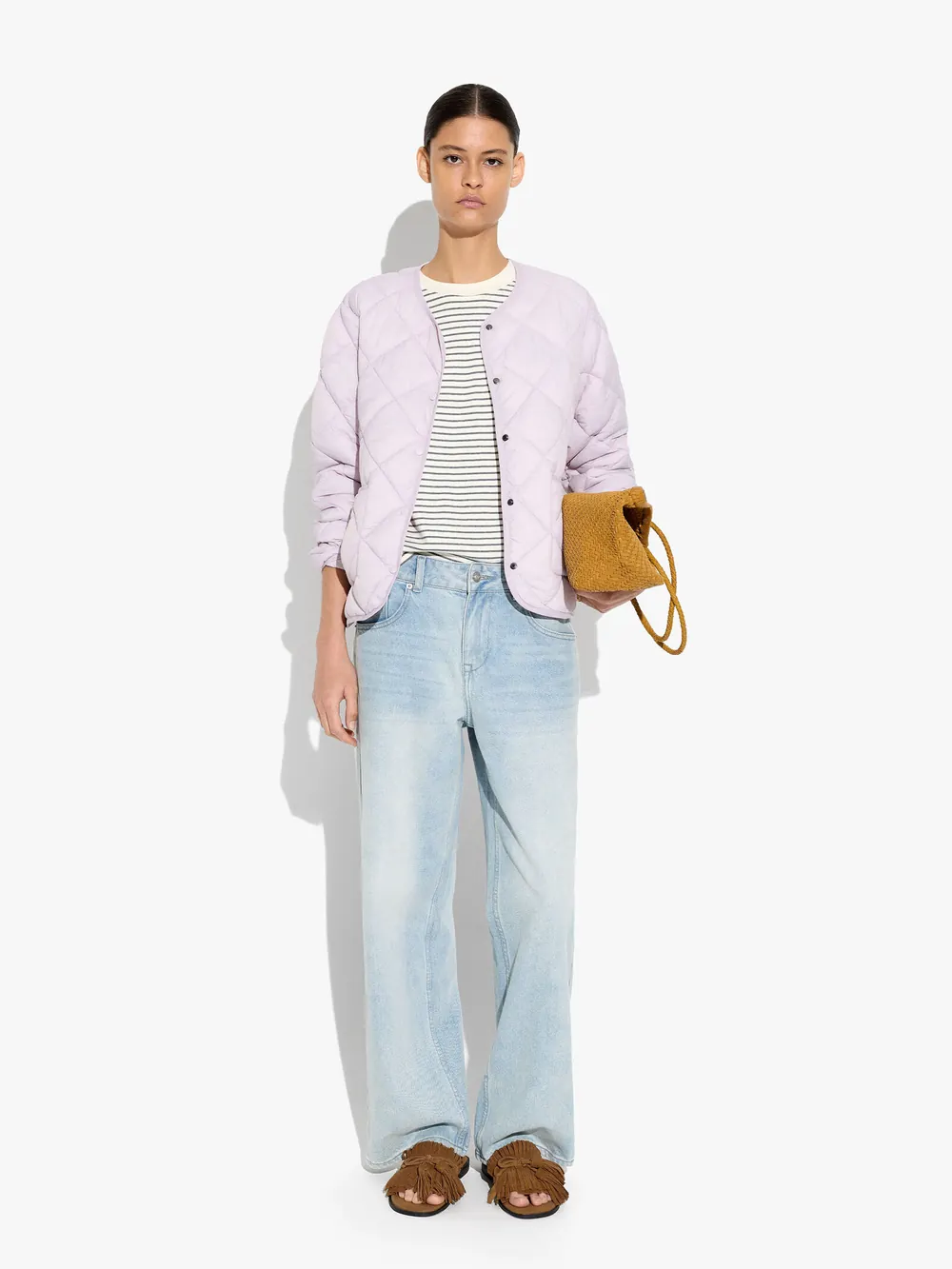Padded jacket with pockets
