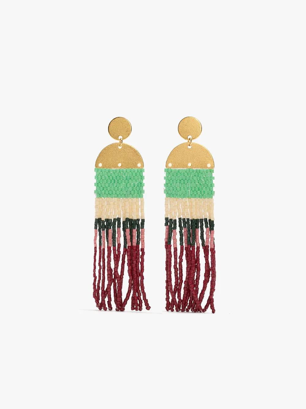 Multicolor long earrings