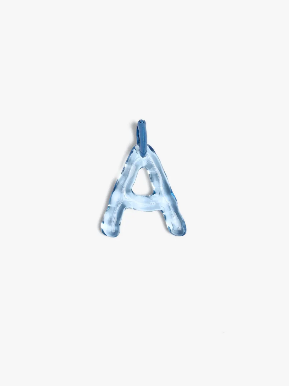 Irregular maxi letter charm