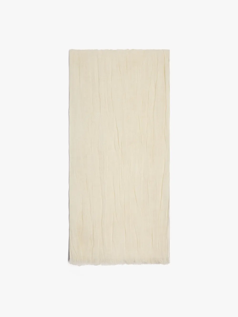 Plain pashmina with frayed edges
