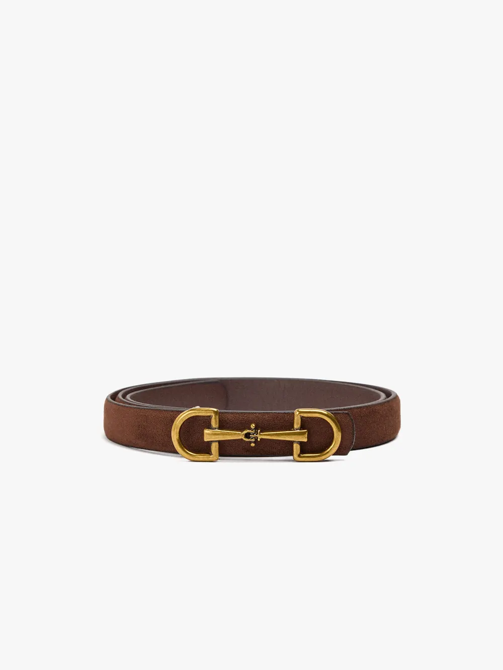 Belt with double buckle